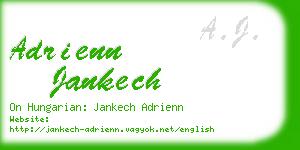 adrienn jankech business card